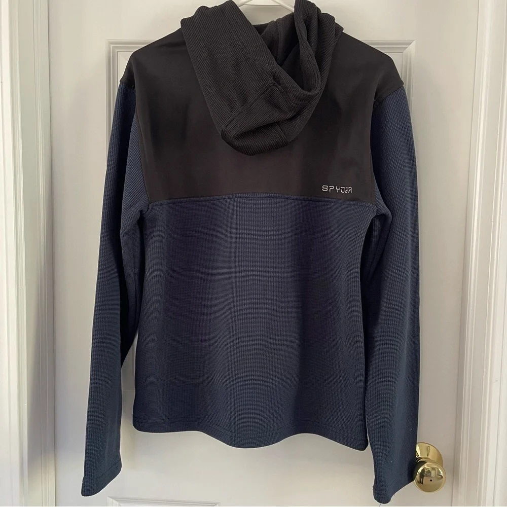 Spyder Men’s Racer Quarter Zip Pull Over Hoodie Size Small